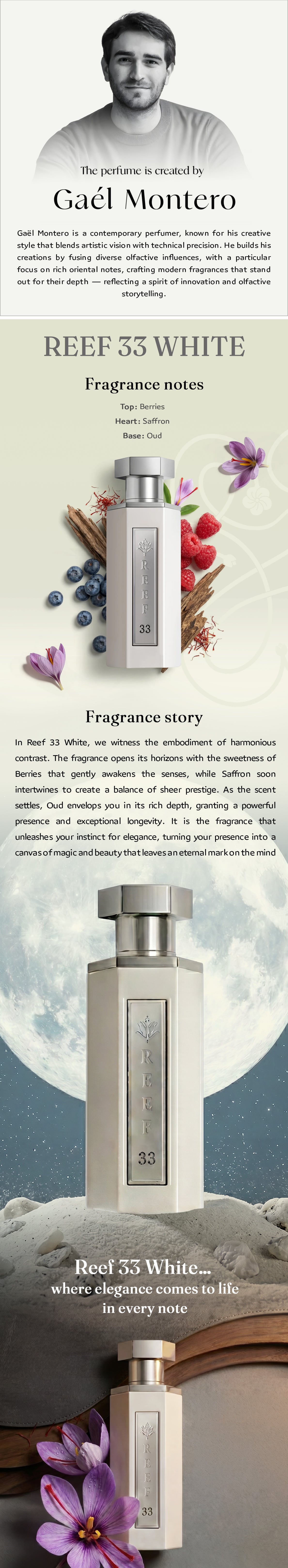 Reef 33 White Perfume 100 ML