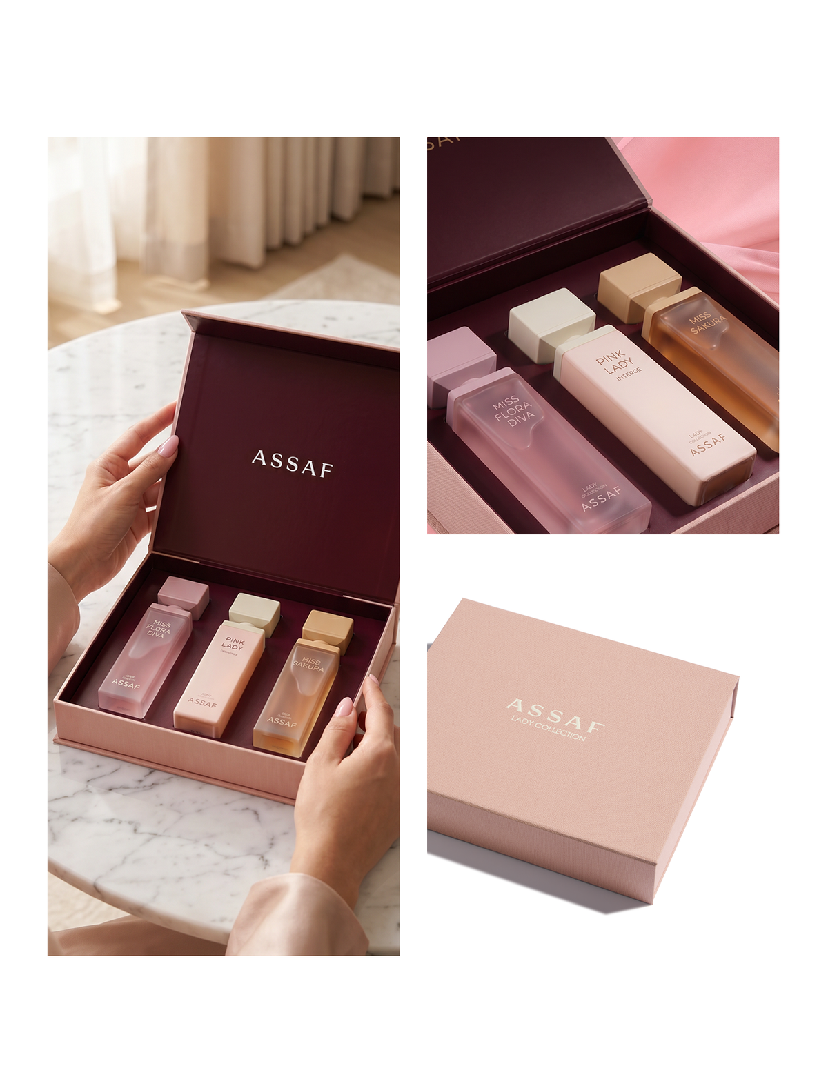 ASSAF Lady Collection perfume gift set